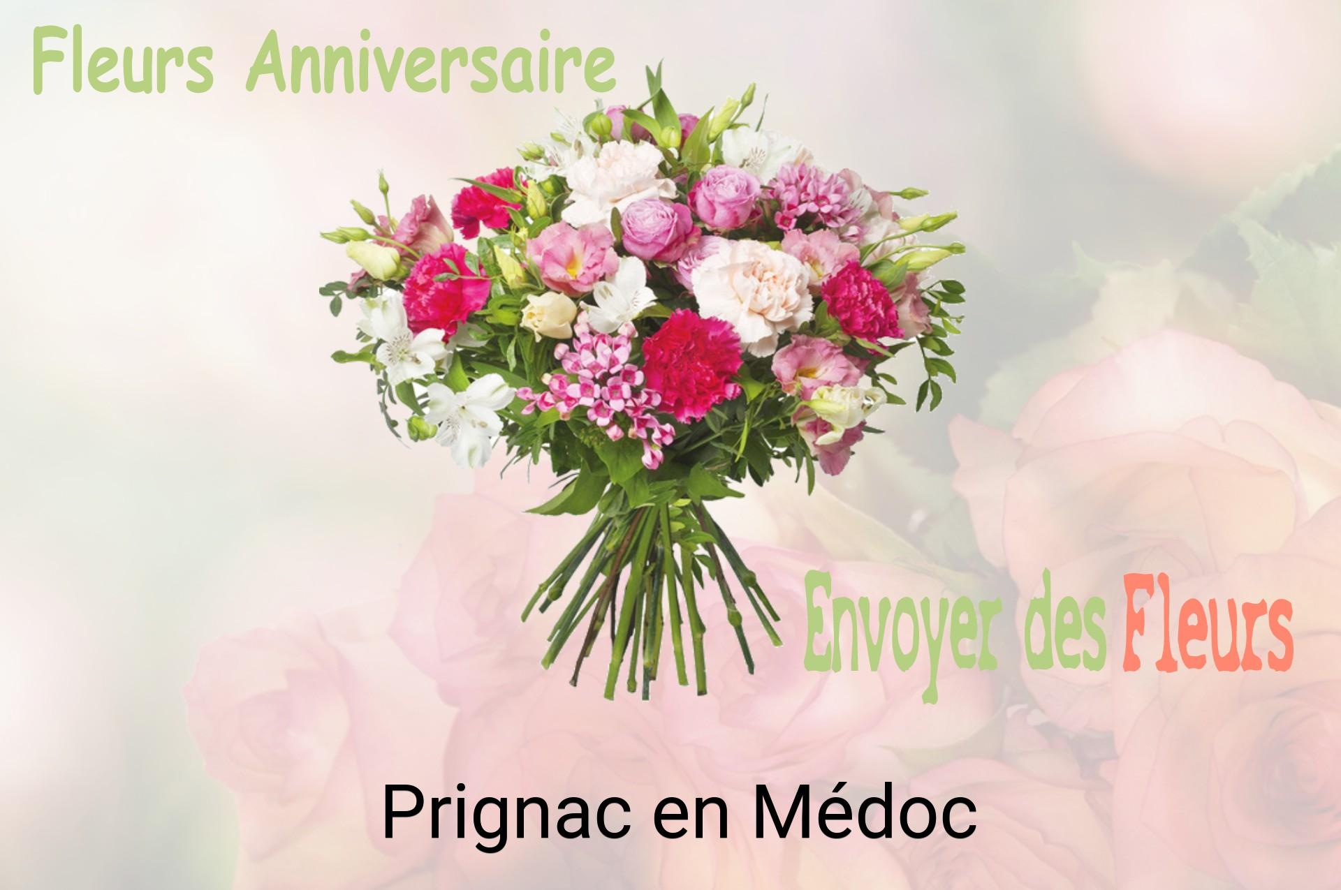 Bouquet de fleurs d’anniversaire livré à Prignac-en-Médoc