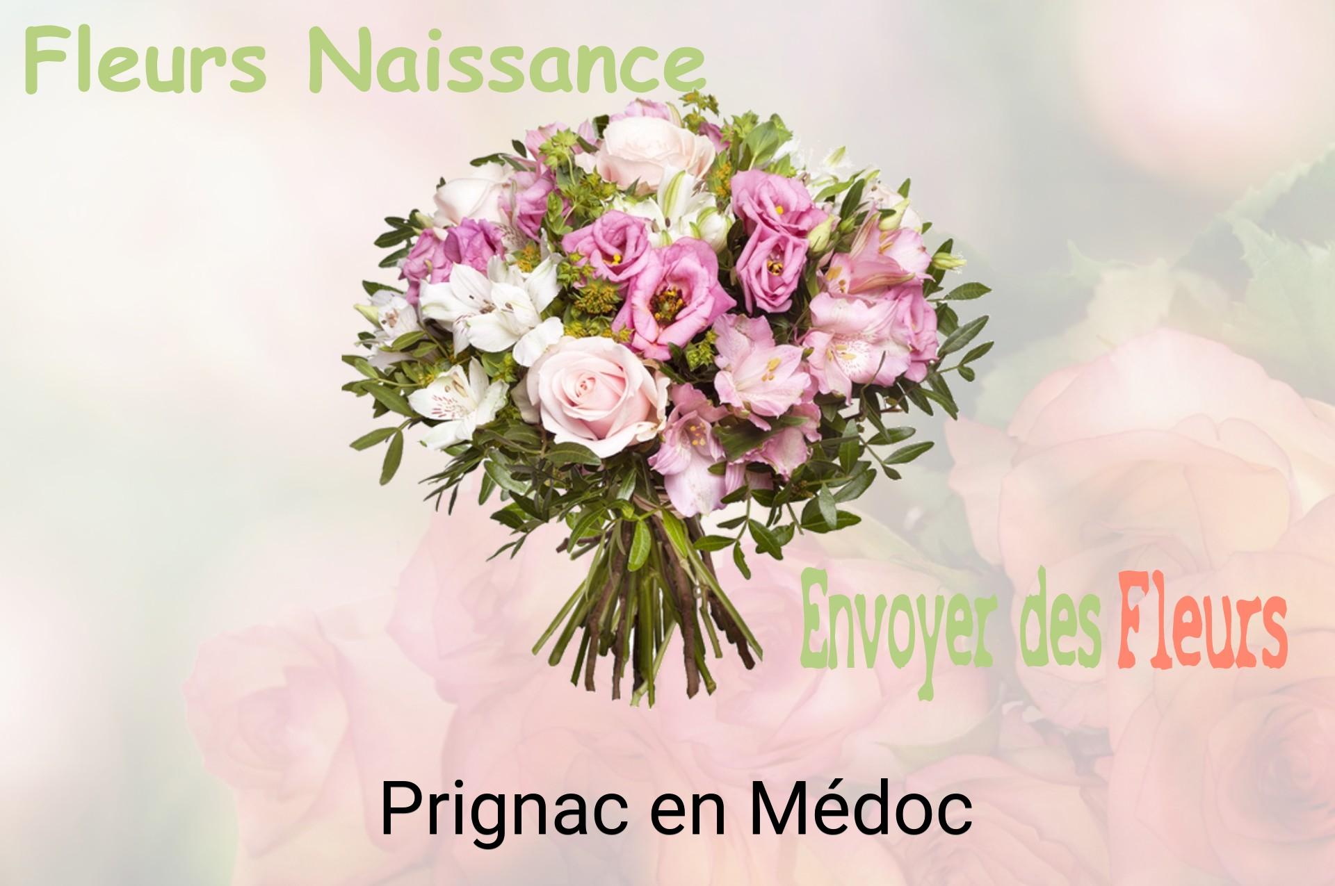 Bouquet de fleurs de naissance livré à Prignac-en-Médoc